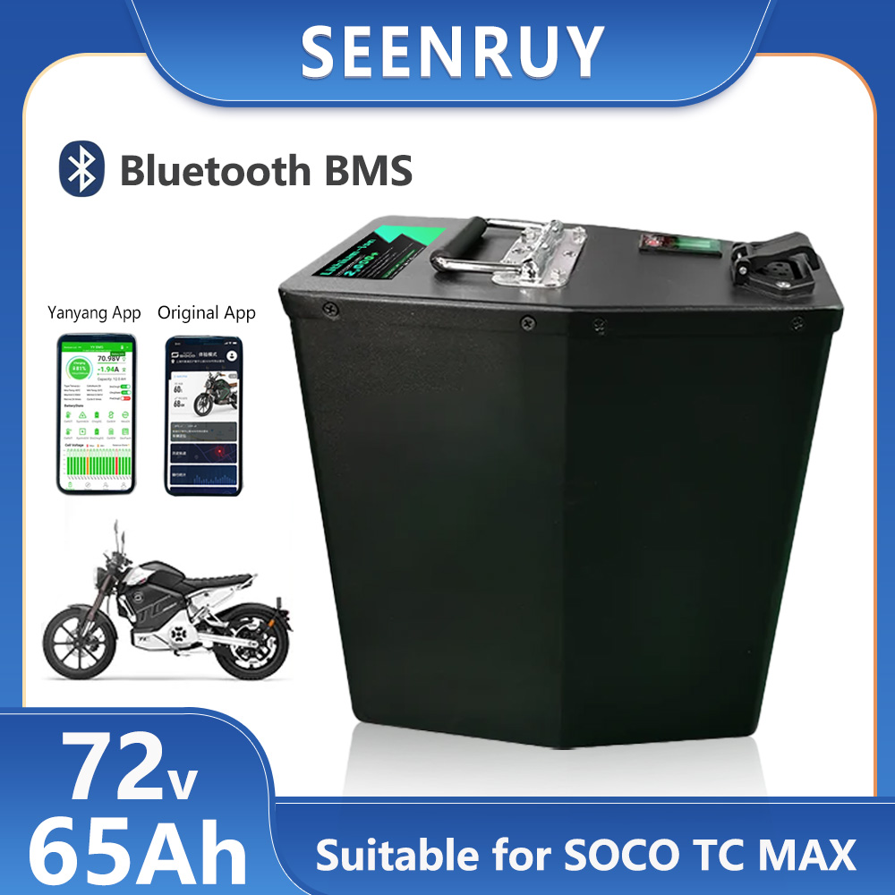 72V 30Ah Lifepo4 Battery Pack - Baterai Seenruy Super SOCO 72V 65AH