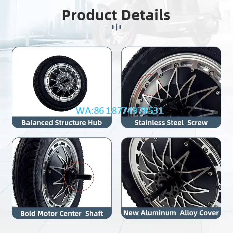 Wmwmnu untuk Kit Motor Hub 12  - 60V 5000W Brushless Hub Motor ulasan dan harga