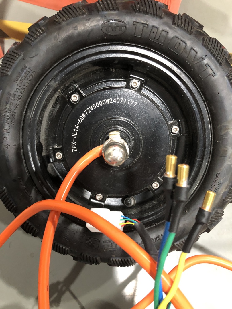 Motor Hub Tanpa Sikat 4000W 50 - 60V 5000W Brushless Hub Motor ulasan dan harga